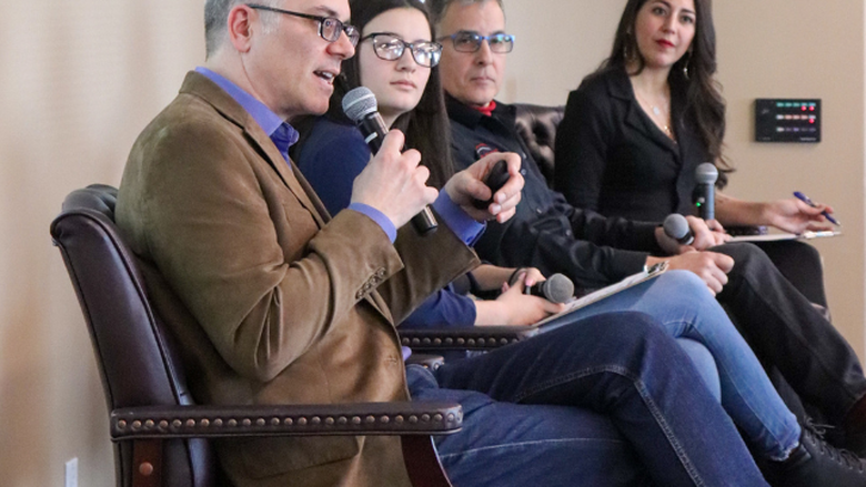 Panel Speakers Sara Viteri, Jed Rapoport, Dalyla Colon, Nick Ellis