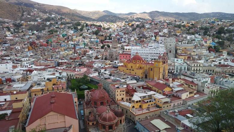 scenic overview of city in Mexico